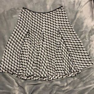 Black and white skirt